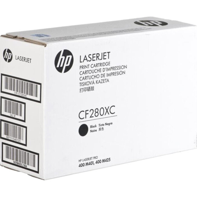 Тонер-картридж HP 80X Black Original LaserJet Toner Cartridge (CF280XC)
