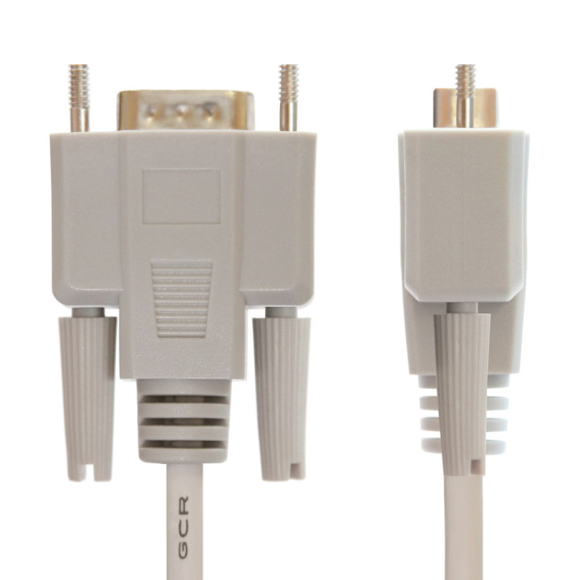 Greenconnect Кабель 5.0m 0-модемный COM RS-232 линковочный, DB9/DB9  9M/9M, серый, 30 AWG, GCR-DB902-5m Greenconnect  COM(RS232) 9M -  COM(RS232) 9M 5м