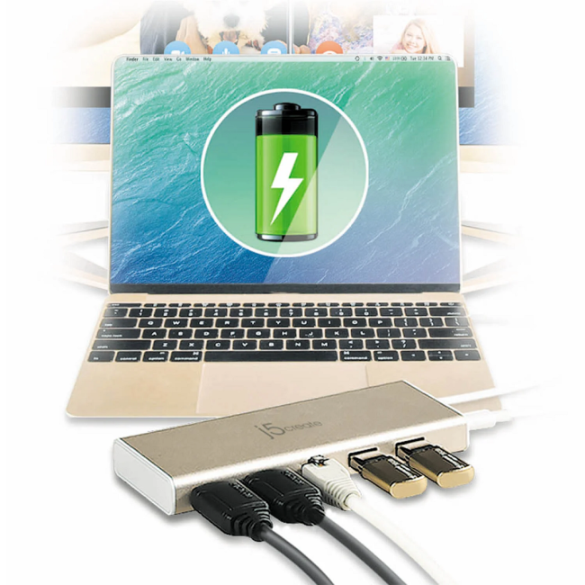 Мини док-станция j5create USB-C j5create JCD381 Мини док-станция j5create USB-C j5create JCD381