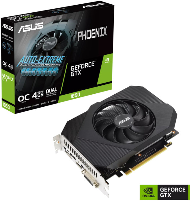Видеокарта ASUS PH-GTX1650-O4GD6-P Видеокарта ASUS PH-GTX1650-O4GD6-P