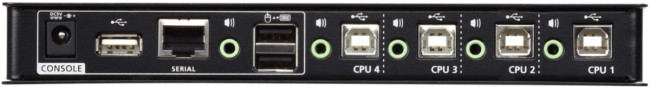 4-портовый USB КМ-переключатель с функцией Boundless Switching (кабели включены) ATEN CS724KM 4-портовый USB КМ-переключатель с функцией Boundless Switching (кабели включены) ATEN CS724KM