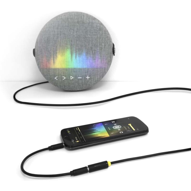 GCR Удлинитель аудио 2.0m jack 3,5mm/jack 3,5mm черный, желтая окантовка, ультрагибкий, M/F, экран, стерео, GCR-50593 Greenconnect GCR-50593, 2 м