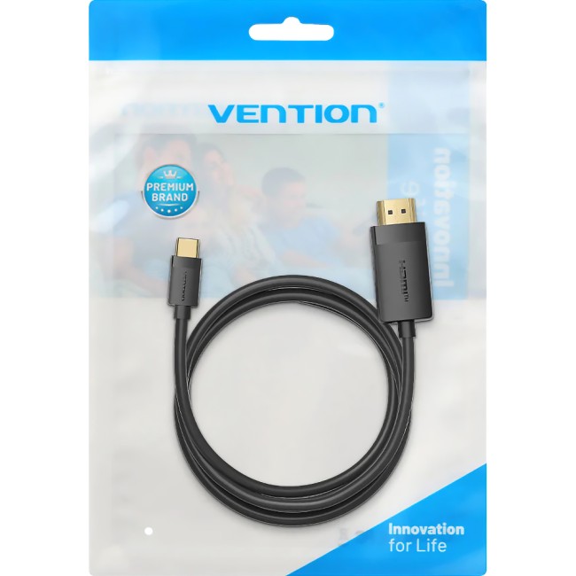 Кабель Vention USB Type C M > HDMI M - 2м. Vention CRIBH Кабель Vention USB Type C M > HDMI M - 2м. Vention CRIBH