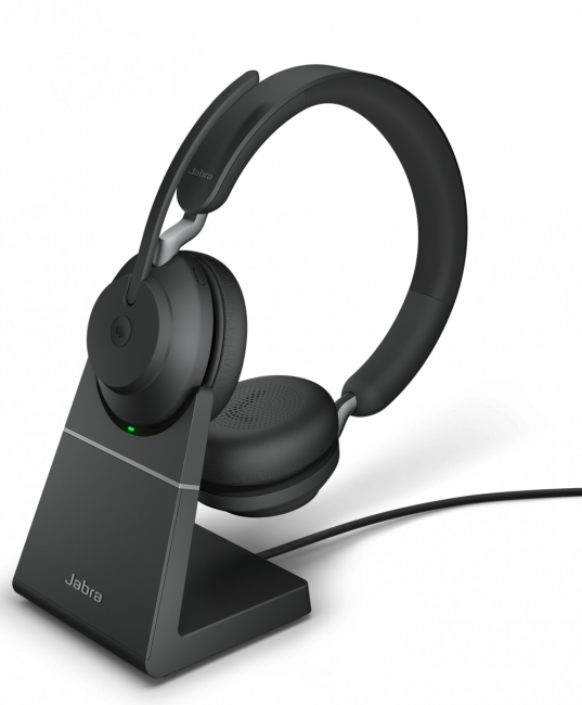 Гарнитура беспроводная Jabra Evolve2 65 - USB-С MS Teams Stereo with Charging Stand Гарнитура беспроводная Jabra Evolve2 65 - USB-С MS Teams Stereo with Charging Stand