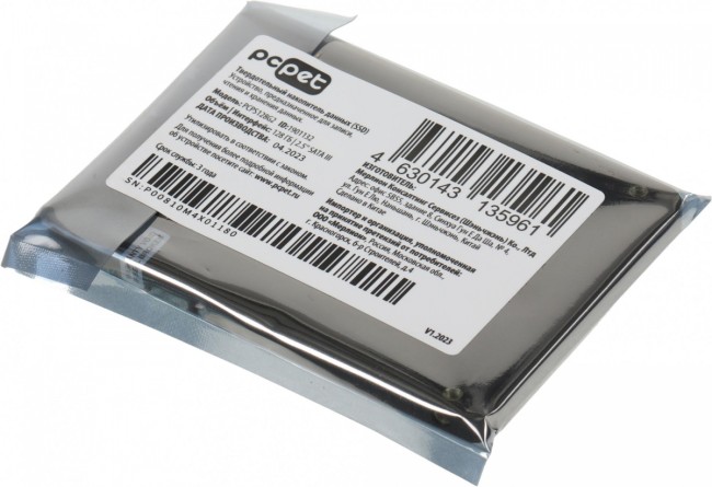 Накопитель SSD PC PET PCPS128G2 Накопитель SSD PC PET PCPS128G2