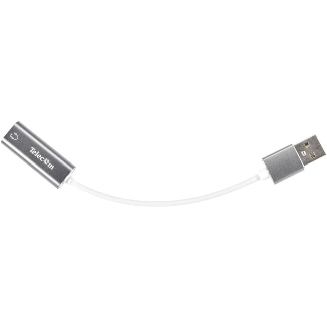 Переходник аудио USB2.0(M)-->3.5мм F (гнездо) Telecom  0.1м <TA316U> VCOM TA316U