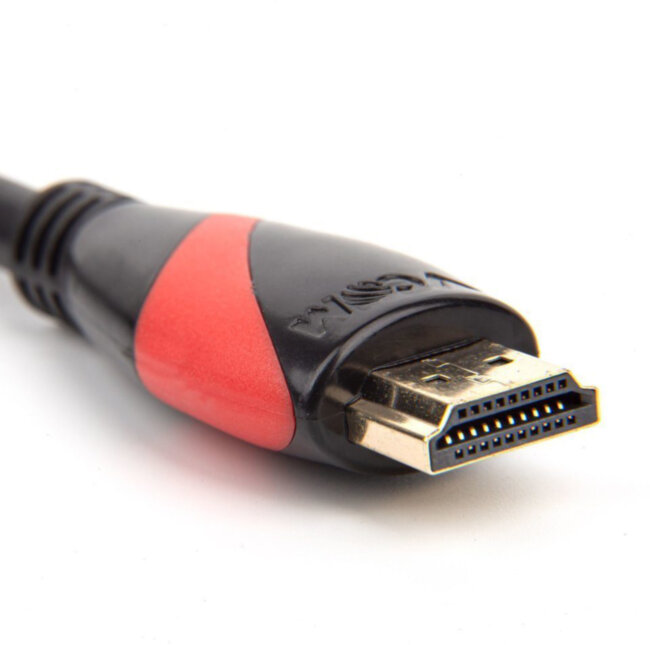 Кабель HDMI 19M/M ver. 2.0 black red, 1.5m VCOM <CG525-R-1.5> VCOM HDMI (m) - HDMI (m) 1.5м