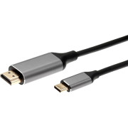 Кабель USB 3.1 Type-Cm --> HDMI A(m) 4K@60Hz,1.8m,Alum,iOpen(Aopen/Qust) <ACU423MC-1.8M> VCOM ACU423MC-1.8M Кабель USB 3.1 Type-Cm --> HDMI A(m) 4K@60Hz,1.8m,Alum,iOpen(Aopen/Qust) <ACU423MC-1.8M> VCOM ACU423MC-1.8M