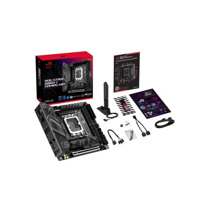 Материнская плата ROG STRIX B860-I GAMING WIFI Материнская плата ROG STRIX B860-I GAMING WIFI