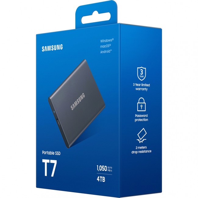 Внешние HDD и SSD Samsung External SSD T7 4Tb (MU-PC4T0T/WW) Внешние HDD и SSD Samsung External SSD T7 4Tb (MU-PC4T0T/WW)