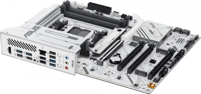 Материнская плата ASUS X870 MAX GAMING WIFI7 W Материнская плата ASUS X870 MAX GAMING WIFI7 W