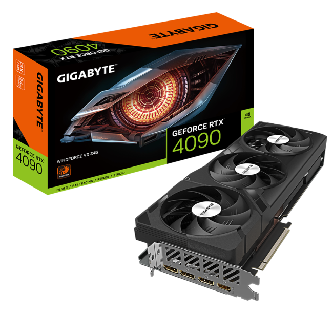 Видеокарта Gigabyte GV-N4090WF3V2-24GD Видеокарта Gigabyte GV-N4090WF3V2-24GD