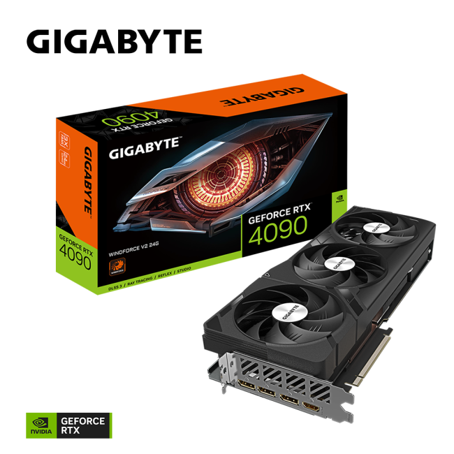 Видеокарта Gigabyte GV-N4090WF3V2-24GD Видеокарта Gigabyte GV-N4090WF3V2-24GD
