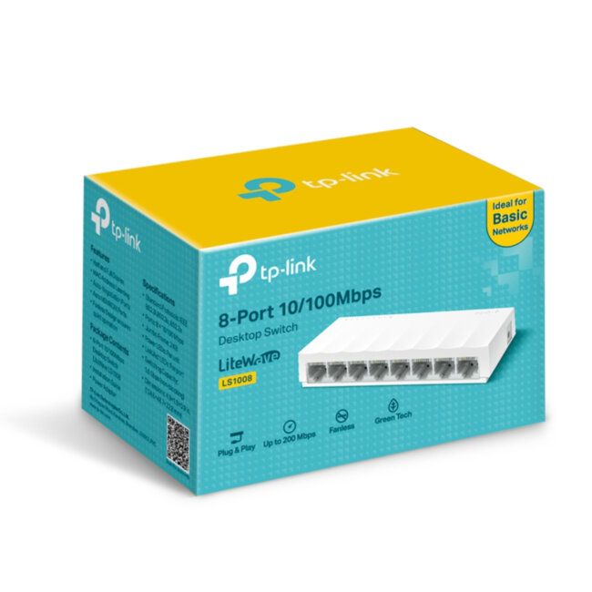 Коммутатор TP-Link LS1008 Коммутатор TP-Link LS1008