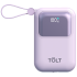 Портативный аккумулятор TOLT Lit LT-LL10T, 10000mAh, 22,5W, fast charging and PD, violet TOLT LT-LL10T Портативный аккумулятор TOLT Lit LT-LL10T, 10000mAh, 22,5W, fast charging and PD, violet TOLT LT-LL10T