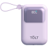 Портативный аккумулятор TOLT Lit LT-LL10T, 10000mAh, 22,5W, fast charging and PD, violet TOLT LT-LL10T Портативный аккумулятор TOLT Lit LT-LL10T, 10000mAh, 22,5W, fast charging and PD, violet TOLT LT-LL10T