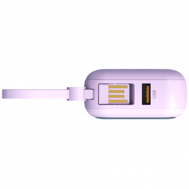 Портативный аккумулятор TOLT Lit LT-LL10T, 10000mAh, 22,5W, fast charging and PD, violet TOLT LT-LL10T Портативный аккумулятор TOLT Lit LT-LL10T, 10000mAh, 22,5W, fast charging and PD, violet TOLT LT-LL10T