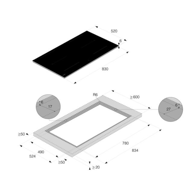 Индукционная варочная панель ASKO ASKO HIHD854GF