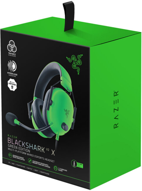 Razer Гарнитура Blackshark V2 X - Green Razer Blackshark V2 X - Green Razer Гарнитура Blackshark V2 X - Green Razer Blackshark V2 X - Green