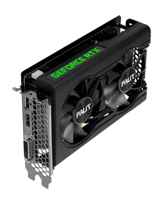 Видеокарта PALIT RTX3050 DUAL 8GB NE63050018P1-1070D Видеокарта PALIT RTX3050 DUAL 8GB NE63050018P1-1070D