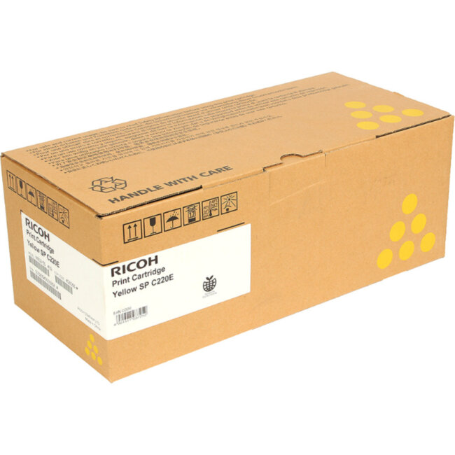 Принт-картридж желтый, тип  SPC220E Ricoh 407643