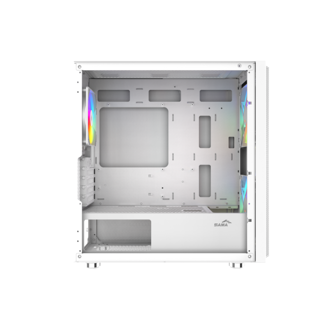 Корпус ПК без блока питания SAMA S30-WHMPA3X1-GL Корпус ПК без блока питания SAMA S30-WHMPA3X1-GL