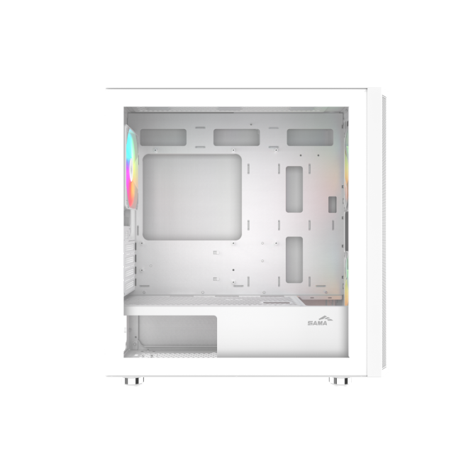 Корпус ПК без блока питания SAMA S30-WHMPA3X1-GL Корпус ПК без блока питания SAMA S30-WHMPA3X1-GL