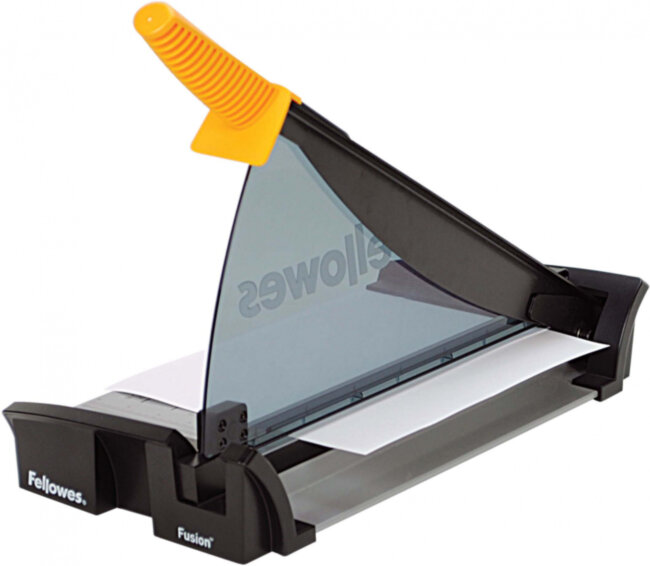 Резак сабельный Fusion A4, 10лст., пласт. защитный экран. (CRC 54108) Fellowes Fusion A4