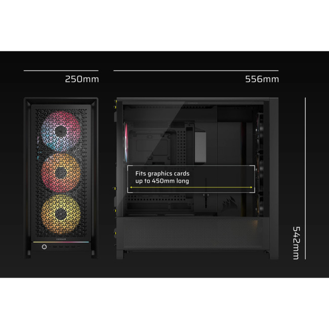 Корпус без блока питания Corsair CC-9011309-WW Корпус без блока питания Corsair CC-9011309-WW