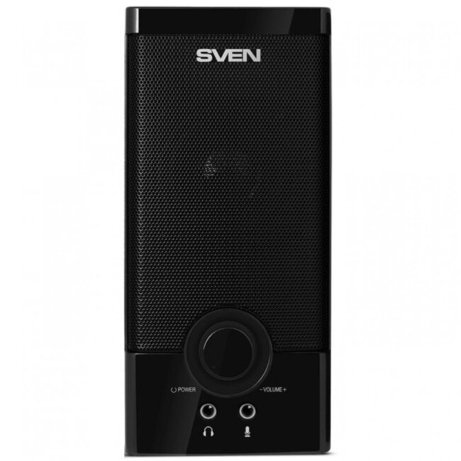 SVEN SPS-603, чёрный, акустическая система 2.0, USB, мощность 2x3 Вт(RMS) SVEN SPS-603