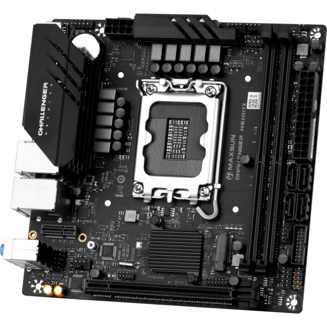 Материнская плата MAXSUN MS-Challenger H610ITX 2LAN V3 Материнская плата MAXSUN MS-Challenger H610ITX 2LAN V3