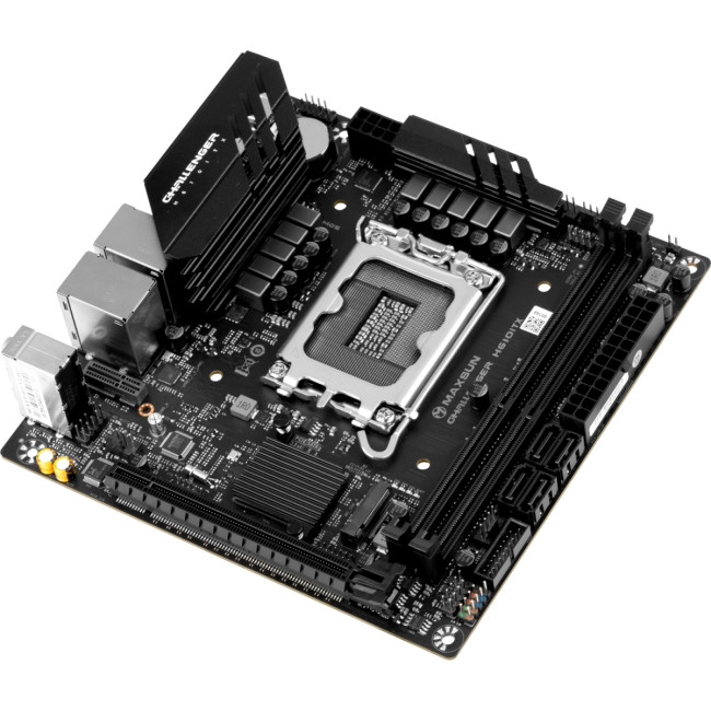 Материнская плата MAXSUN MS-Challenger H610ITX 2LAN V3 Материнская плата MAXSUN MS-Challenger H610ITX 2LAN V3