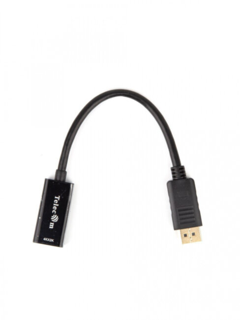 Кабель-переходник DP --> HDMI-F 4K@30Hz 0.2m , Telecom (TA801) Telecom DisplayPort (m) to HDMI (f)