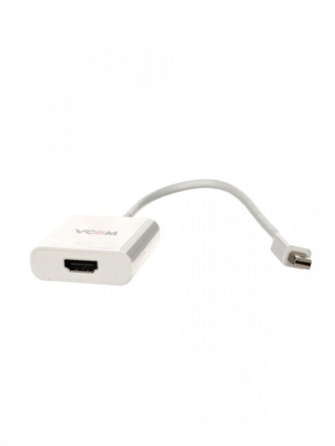 Кабель-переходник Mini DisplayPort (M)-> HDMI (F) VCOM <VHD6055> VCOM Mini DisplayPort (M) —  HDMI (F)