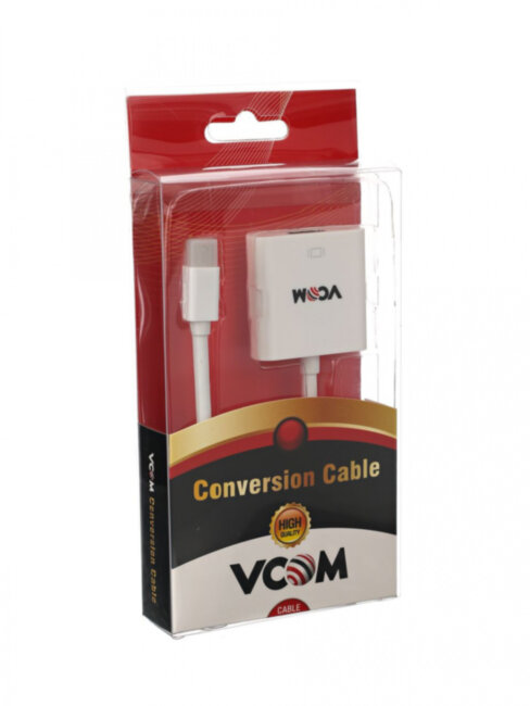 Кабель-переходник Mini DisplayPort (M)-> HDMI (F) VCOM <VHD6055> VCOM Mini DisplayPort (M) —  HDMI (F)