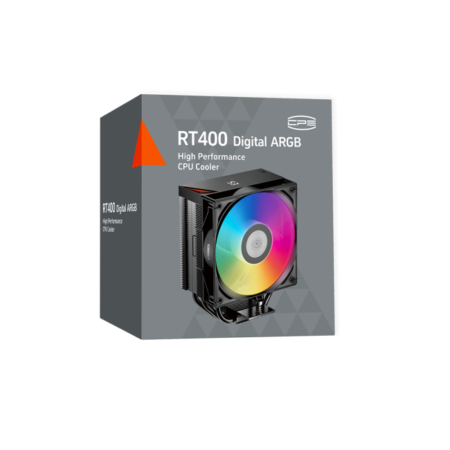 Кулер для процессора PCCooler RT400 DIGITAL ARGB BK Black