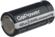 Аккумулятор Li-ion GoPower 16340 PK1 3V 650mAh с защитой (1/8/400) GoPower 00-00019619