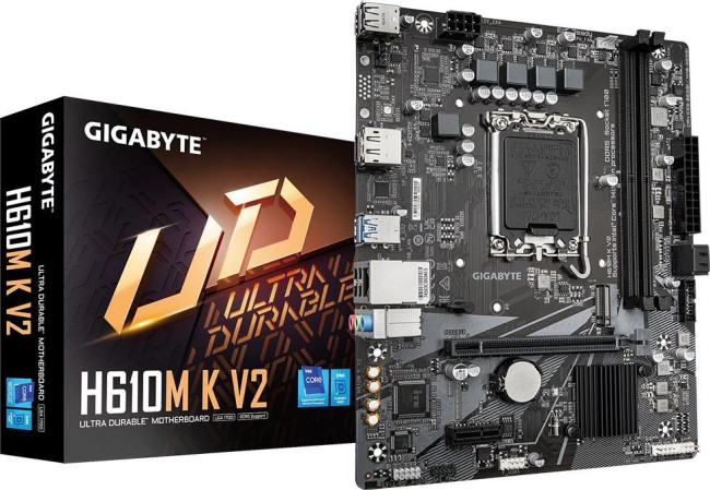 Материнская плата Gigabyte H610M K V2 Материнская плата Gigabyte H610M K V2
