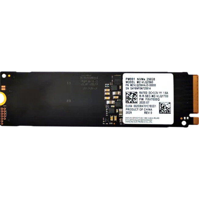 Твердотельный накопитель Samsung PM991a 256GB (MZVLQ256HBJD-00B00)