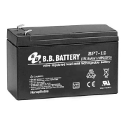 Батарея B.B. Battery серия BP, BP7-12, напряжение 12В, емкость 7Ач (разряд 20 часов), макс. ток разряда (5 сек.) 105А, макс. ток заряда 2.1A, свинцово-кислотная типа AGM, клеммы T2, ДxШxВ 151x65x98мм., вес 2.54кг., срок службы 10 лет BB Battery BP7-12 Батарея B.B. Battery серия BP, BP7-12, напряжение 12В, емкость 7Ач (разряд 20 часов), макс. ток разряда (5 сек.) 105А, макс. ток заряда 2.1A, свинцово-кислотная типа AGM, клеммы T2, ДxШxВ 151x65x98мм., вес 2.54кг., срок службы 10 лет BB Battery BP7-12