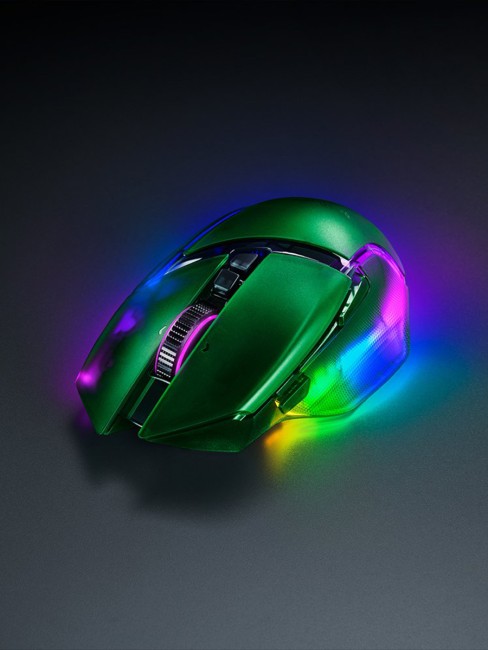 Игровая мышь Razer Basilisk V3 Pro 35K - Phantom Green Ed. Mouse Razer RZ01-05240300-R3G1