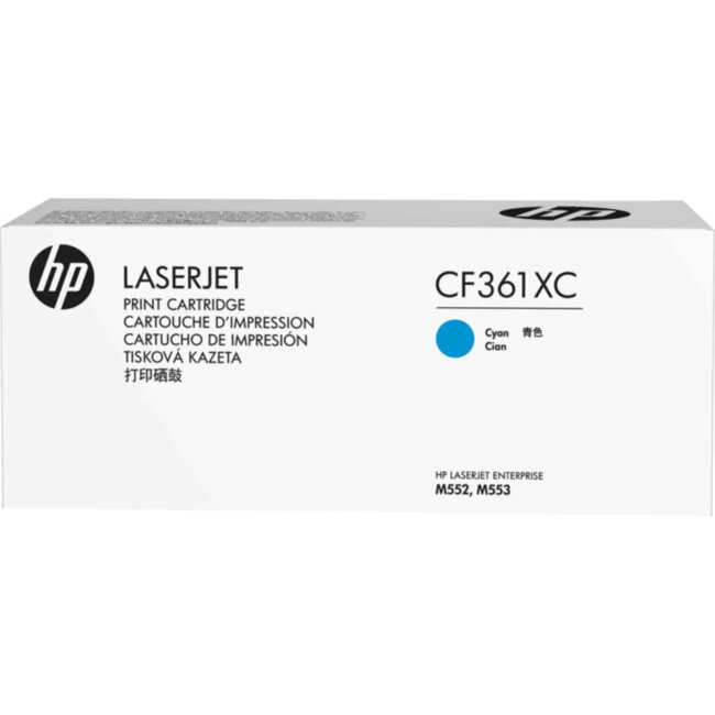 Тонер-картридж HP 508X Cyan Contract Original LaserJet Toner Cartridge (CF361XC)