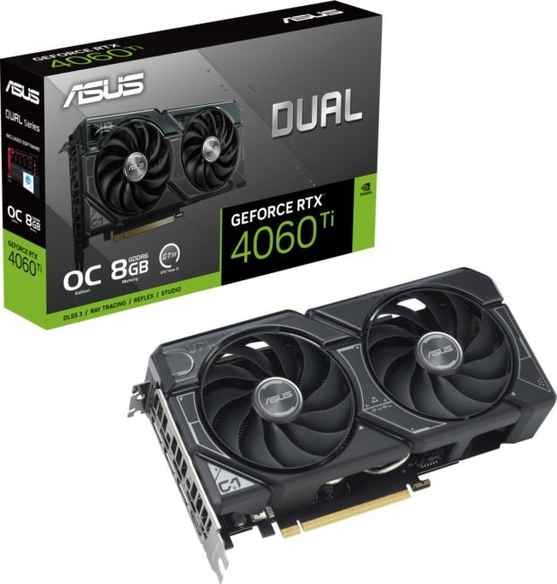 видеокарта ASUS DUAL-RTX4060TI-O8G видеокарта ASUS DUAL-RTX4060TI-O8G