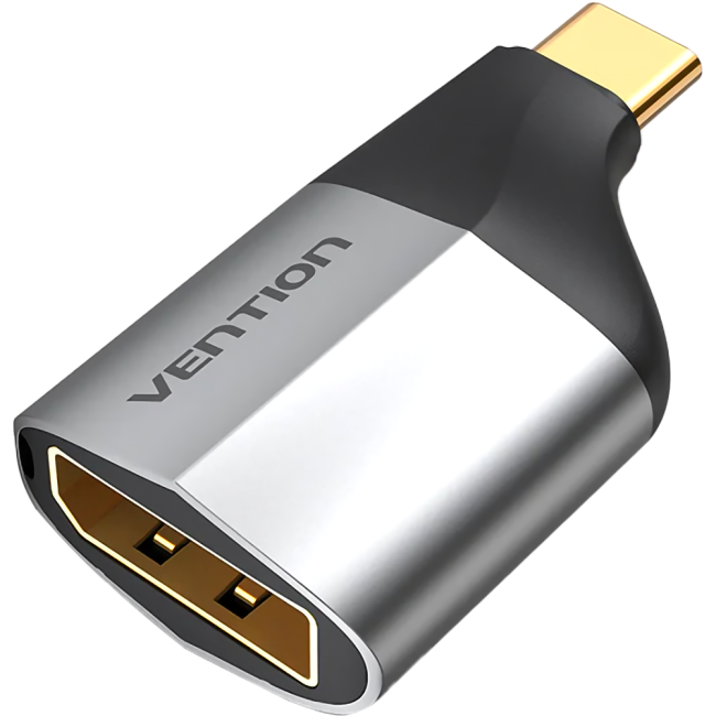 Адаптер-переходник Vention USB CM > DP F Серый Vention TCCH0