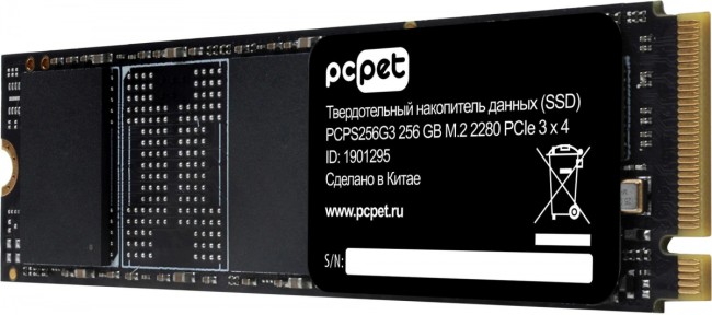 Накопитель SSD PC PET PCPS256G3 Накопитель SSD PC PET PCPS256G3