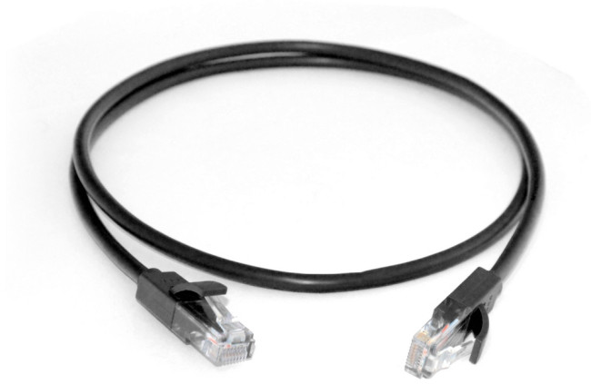 Greenconnect Патч-корд прямой 0.2m UTP кат.5e, черный, позолоченные контакты, 24 AWG, литой, GCR-LNC06-0.2m, ethernet high speed 1 Гбит/с, RJ45, T568B Greenconnect RJ45(m) - RJ45(m) Cat. 5e U/UTP PVC 0.2м чёрный