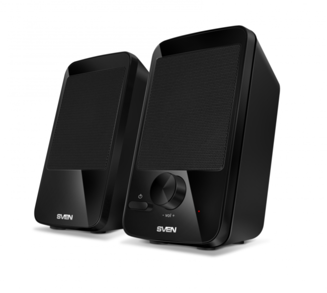 SVEN 312, чёрный, USB, акустическая система 2.0, мощность 2х2 Вт(RMS) SVEN 312