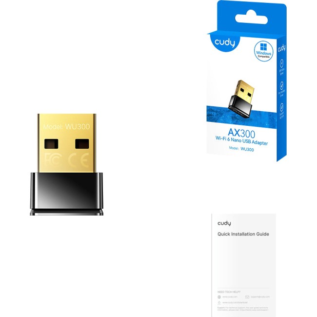 Адаптер Wi-Fi Cudy WU300 Адаптер Wi-Fi Cudy WU300