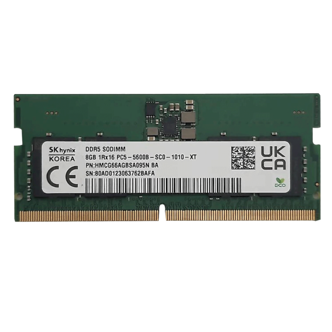 Память оперативная Hynix 8Gb DDR5 SODIMM 1Rx16 PC5-5600B-SCO-1010-XT (HMCG66AGBSA095N) Память оперативная Hynix 8Gb DDR5 SODIMM 1Rx16 PC5-5600B-SCO-1010-XT (HMCG66AGBSA095N)
