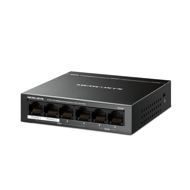 Коммутатор Mercusys MS106P Коммутатор Mercusys MS106P